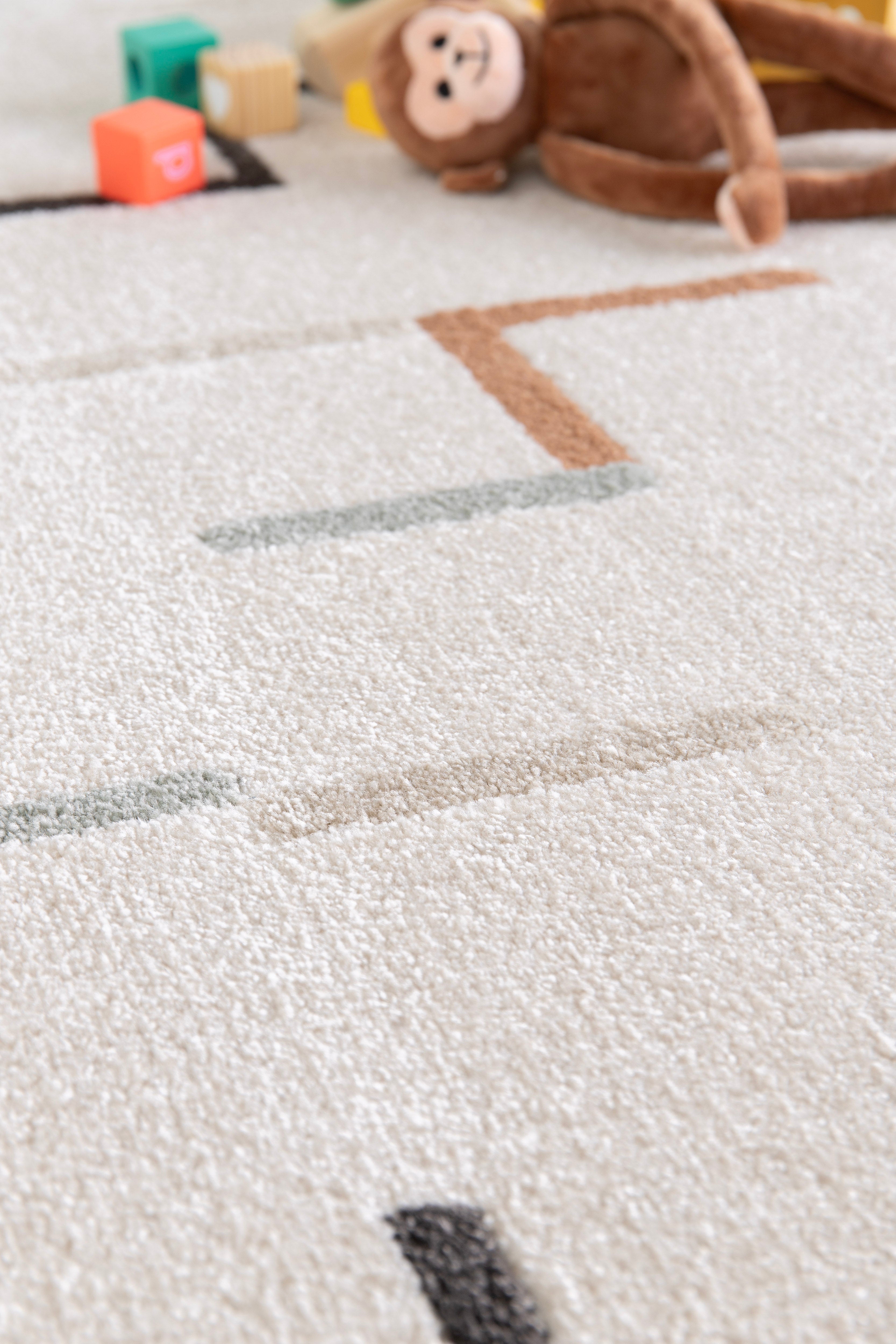 Tapete interior multicolorido retangular 80 x 150 cm DOMUS geométrico - ATTICGO - 5