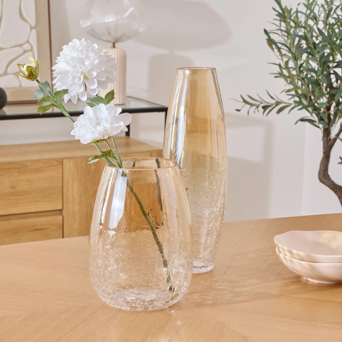 Jarrón Alexis transparente H25cm , Atmosphera Créateur d'intérieur - 4