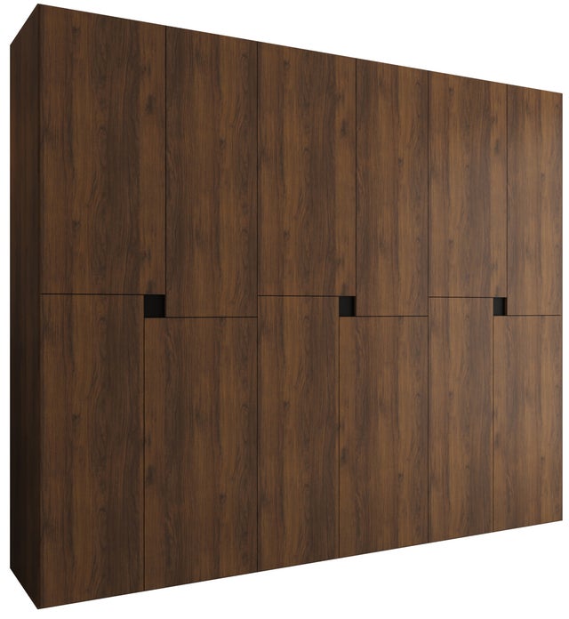Szafa uchylna otwierana TEMPO 240 x 52 x 203 cm orzech Abiks Meble