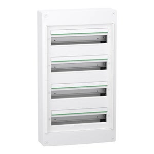 Tableau électrique Encastrable SCHNEIDER Complet - 1 Rangée De 18 Modules - Porte Translucide MIP21118T - Neuf
