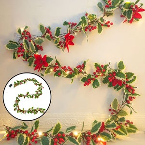 Decorazioni Rosse Dell'albero Di Natale E Palle Brillanti Fotografia
