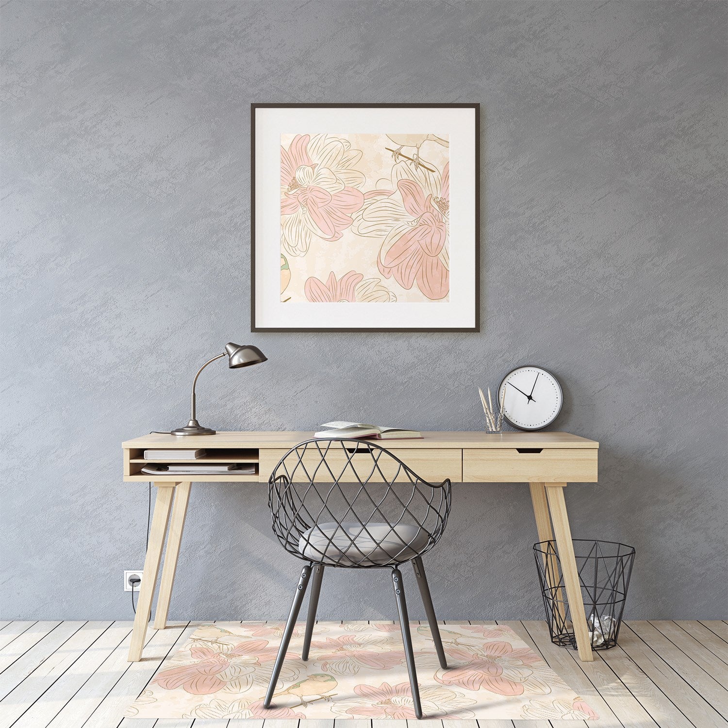 Mata ochronna pod krzesło, Plastry miodu 140x100 cm klasyczna – Tulup - 3