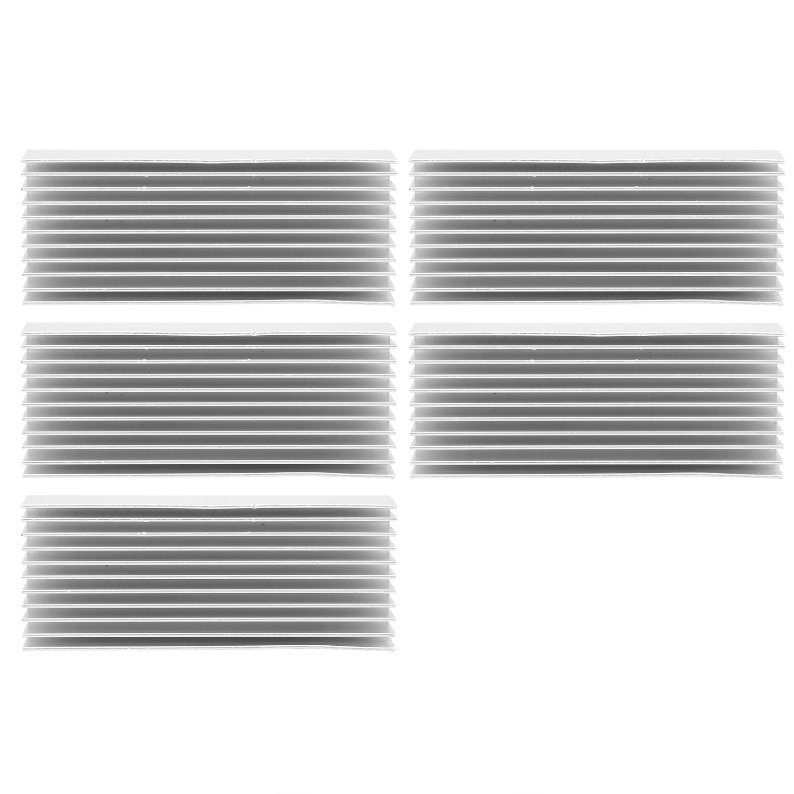 5 Pièces Dissipateur Chaleur Aluminium 40x20x100mm - Radiateur Pour CPU Carte Électronique