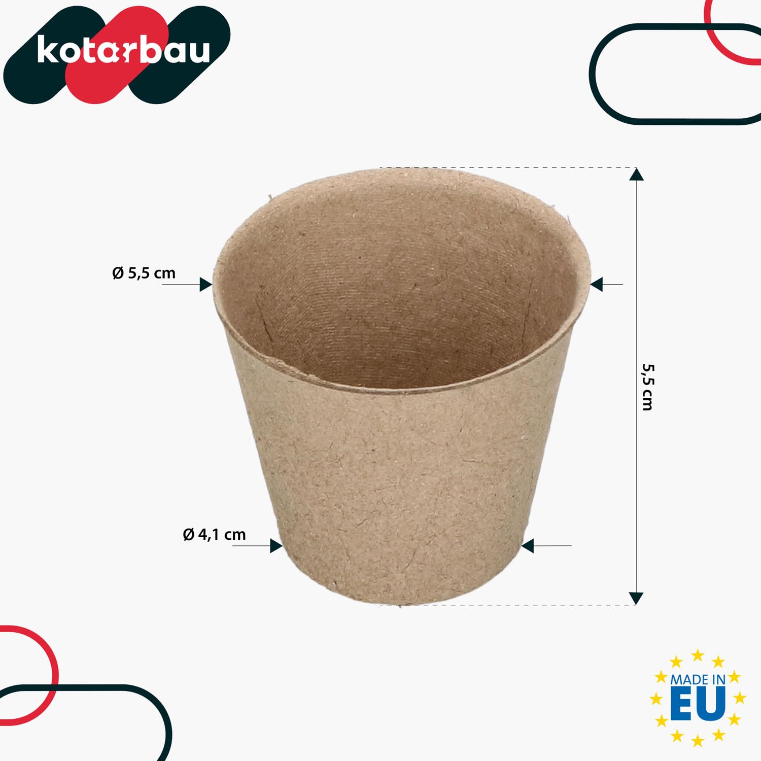 Lotto da 60 vasi per coltivazione - KOTARBAU - 3