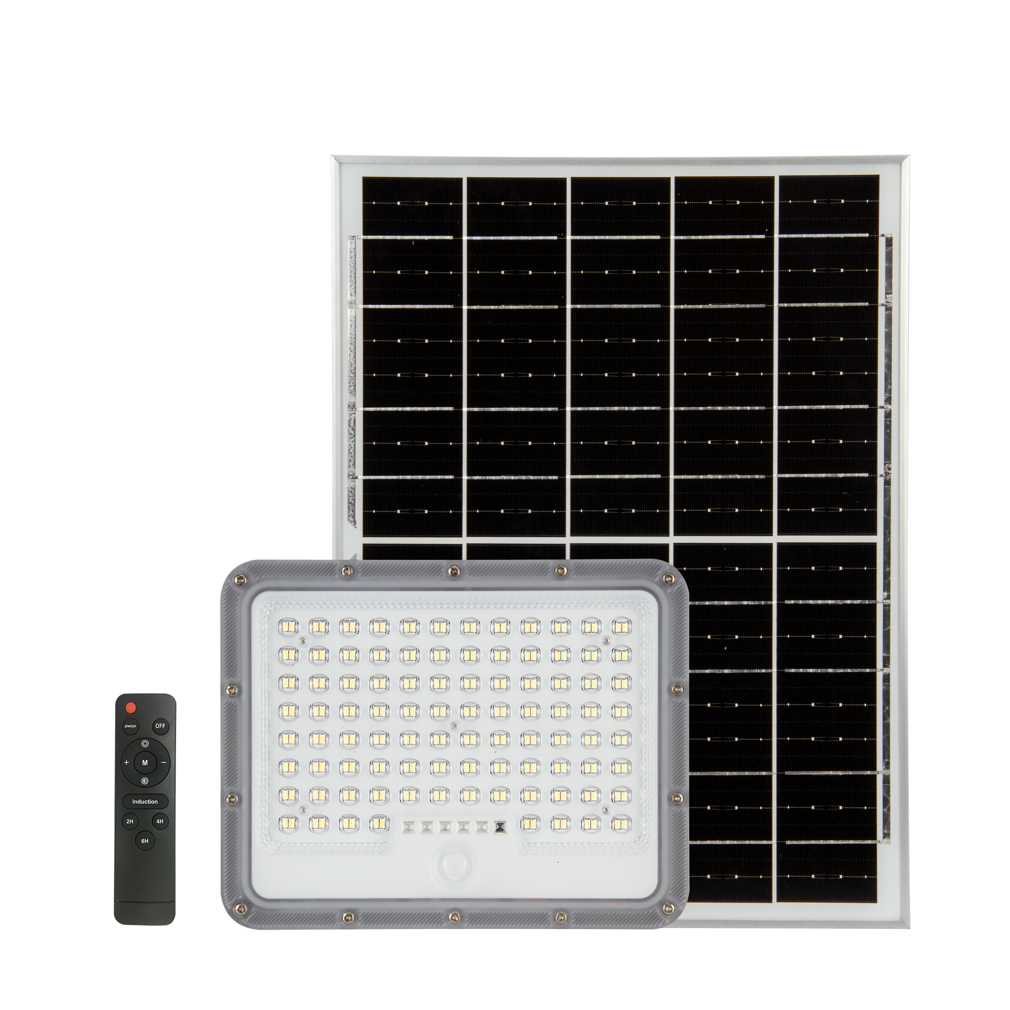 Projektor solarny LED 200W 2500 lumenów z czujnikiem 184 diody z pilotem Oddzielny panel 7500K