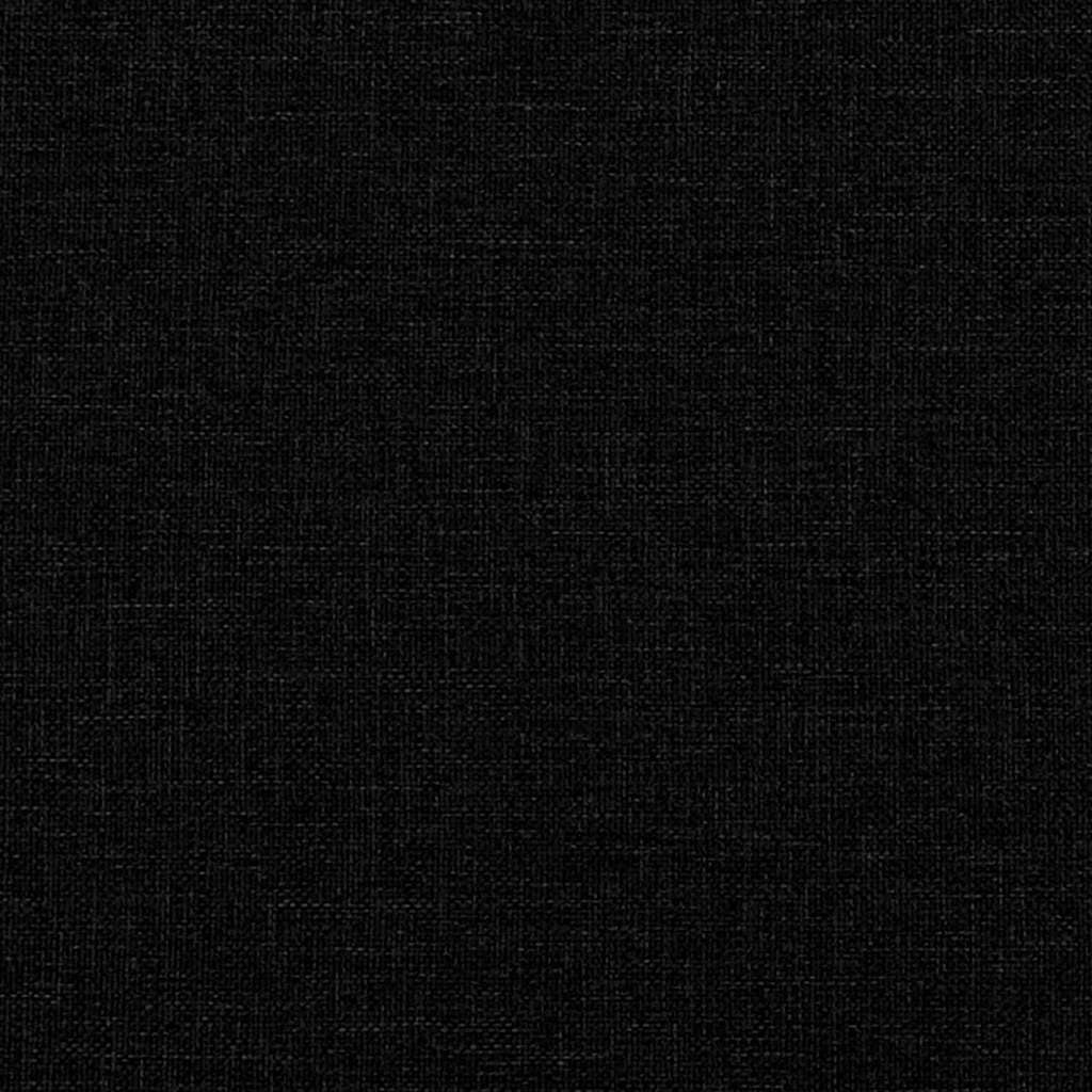 Cadre de lit sans matelas noir 180 x 200 cm tissu - 8