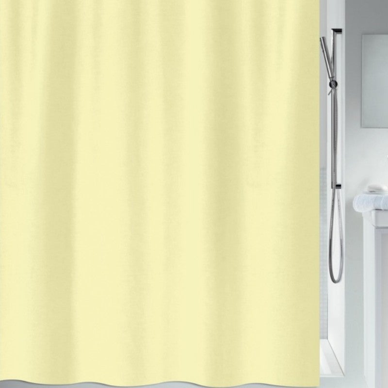 Rideau De Douche Polyester ROSEAUX 180x200cm Sable Spirella | Leroy Merlin