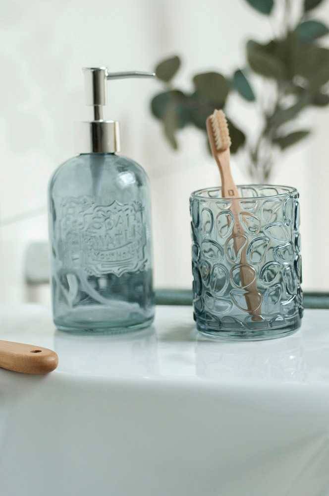 Distributeur de savon VETRO, gris, Wenko, WENKO - 3