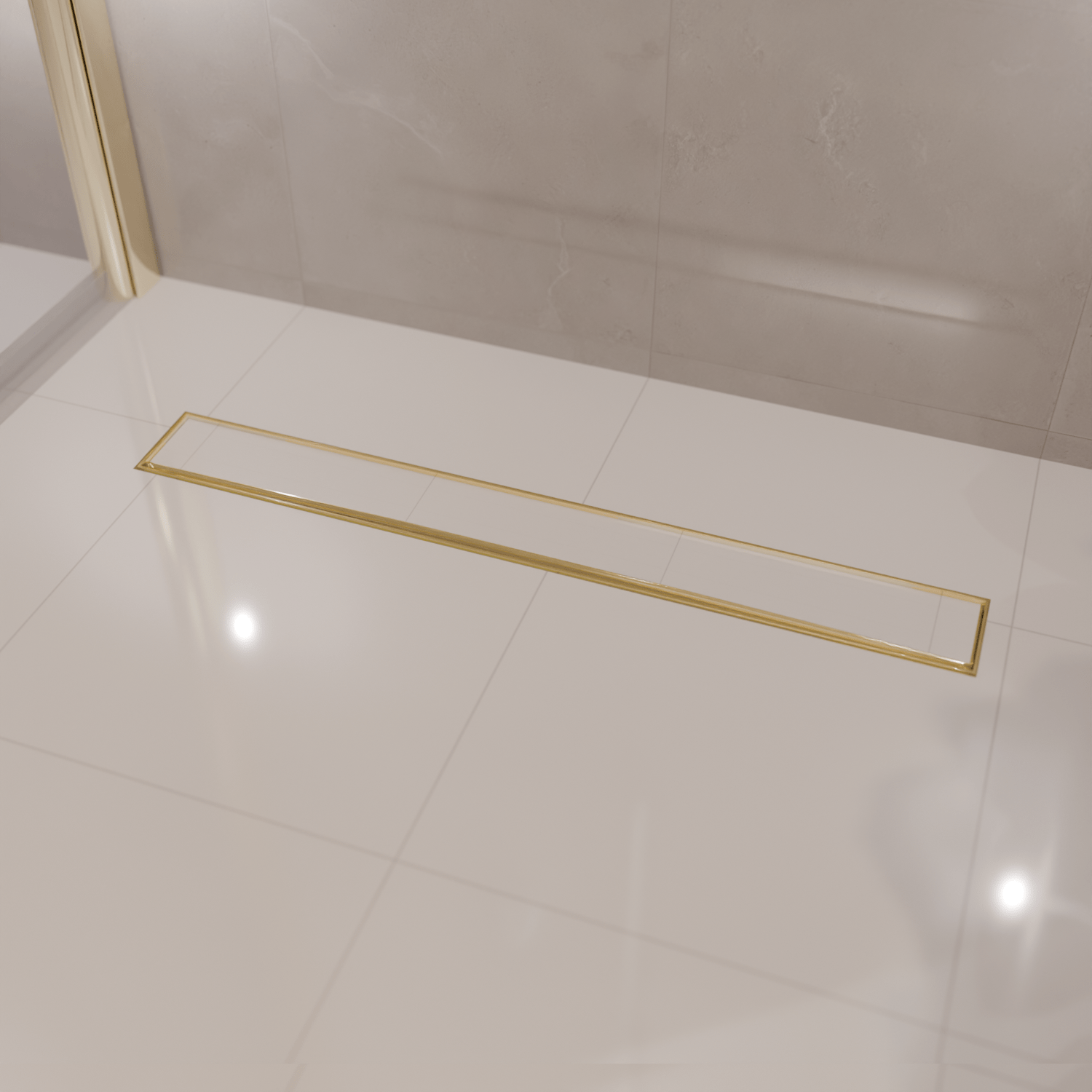 Caniveau De Douche Lomazoo Nilo - 70 Cm - Doré - Or - 2