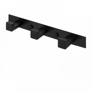 Appendiabiti Da Parete Con 6 Ganci, Appendiabiti Da Parete In Acciaio Inox Gancio Per Asciugamani Nero Opaco 6 Ganci 85381064