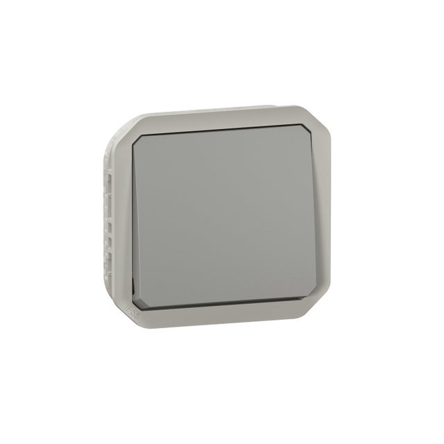 Legrand - Interrupteur Temporisé Lumineux Composable Gris Plexo - 069504L