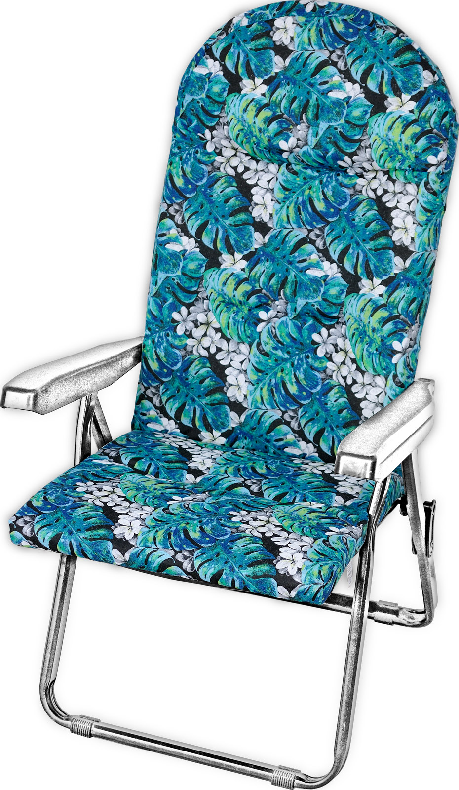 Poduszka na leżak bez podnóżka AMPO niebieski czarny 1 szt.