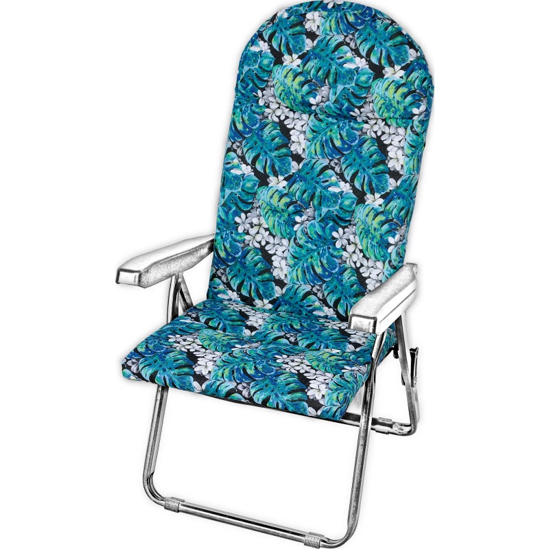 Poduszka na leżak bez podnóżka AMPO niebieski czarny 1 szt.