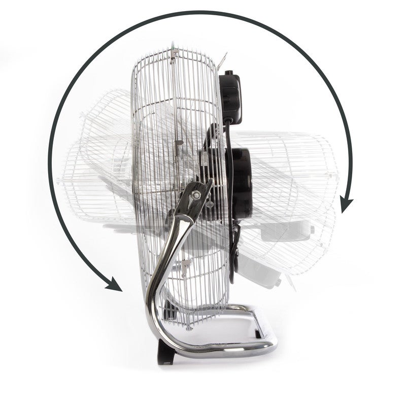 Ventilateur De Sol Profi-care Pc-vl 3065 Wm 330650 100 W (ø X H) 400 Mm X 490 Mm Chrome 1 Pc(s) - 3