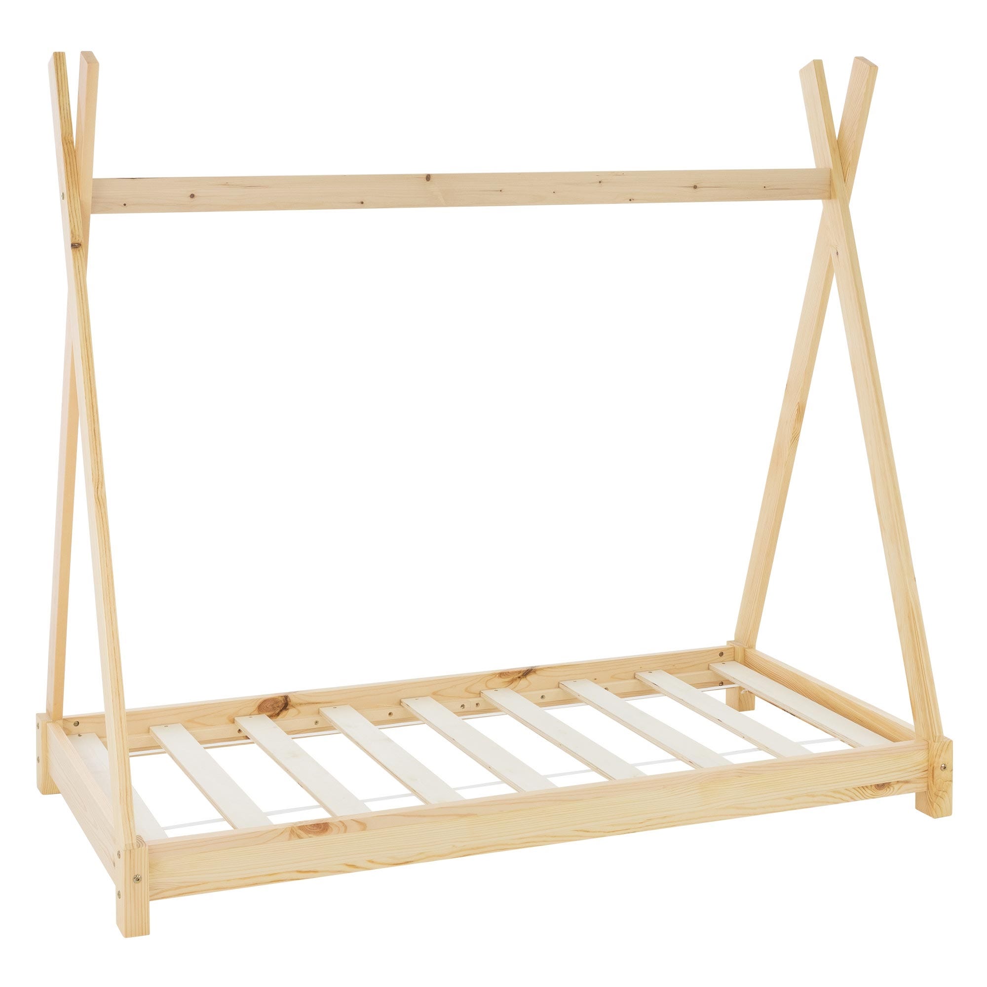 Triangle D'Escalade Intérieur Enfant En Bois Massif Pliable - Structure Montessori 11 Barres
