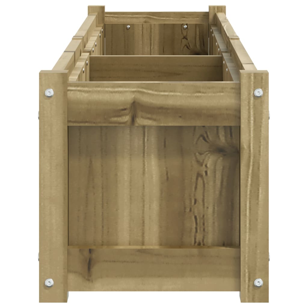Lot de 2 Jardinières - Bacs à fleurs - Pots de fleurs bois de pin n2277l - 6