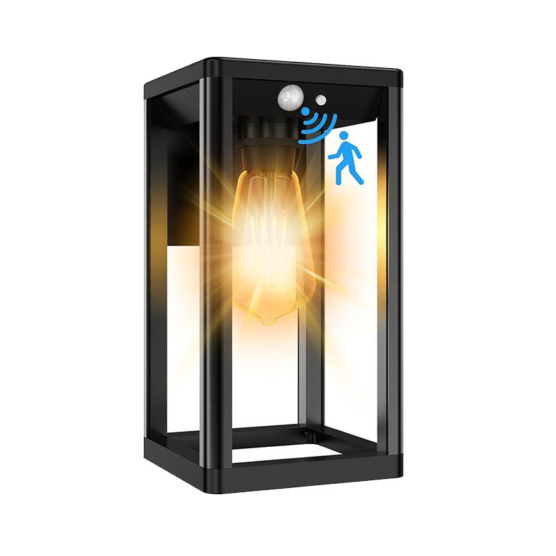 Światło bezpieczeństwa do ogrodzenia patio, zewnętrzna lampa solarna LED z indukcją, ciepłe, monochromatyczne, nieodłączalne światło