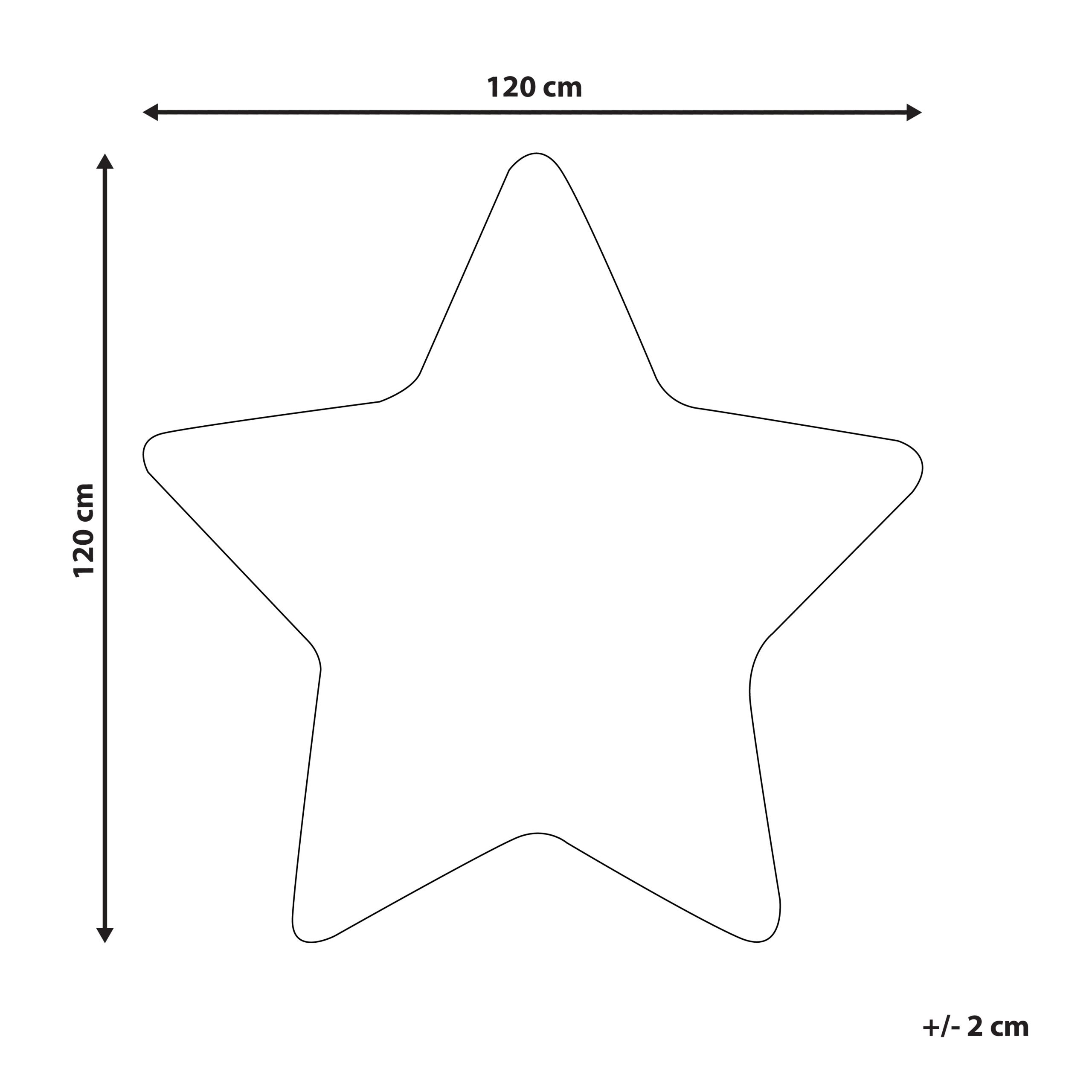 Tappeto per bambini rosa e nero 120 x 120 cm SIRIUS - 3