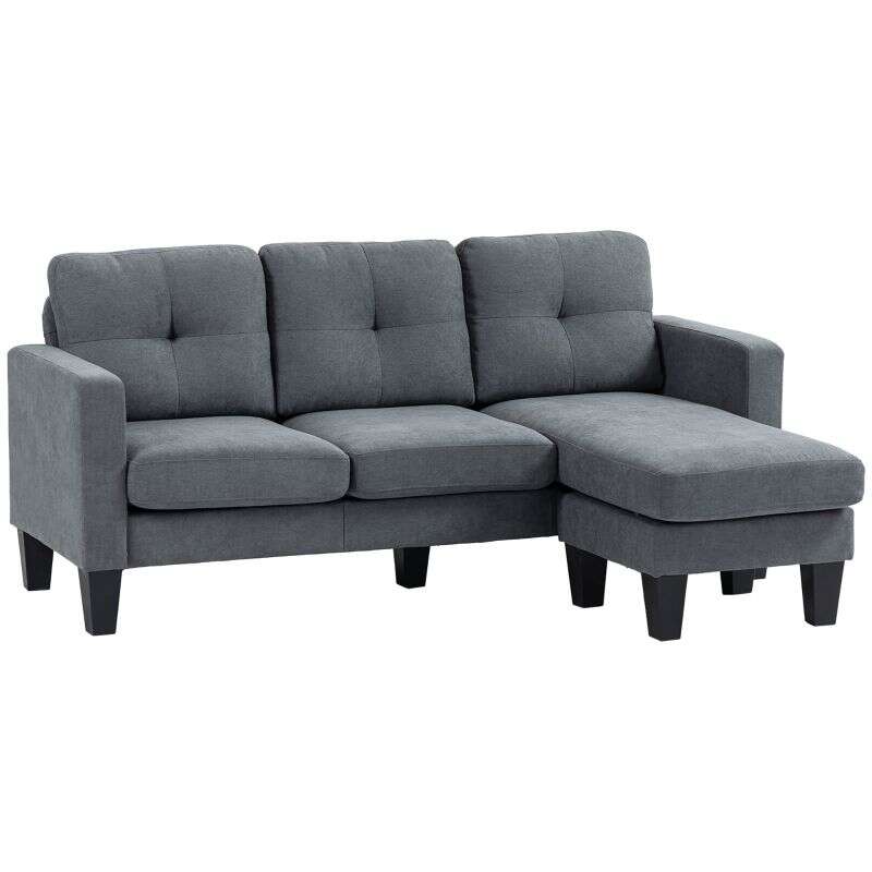 Canapé D'angle Convertible Toledo - Simili PU Blanc, Méridienne Réversible, Avec Lit Gigogne Et Coffre De Rangement - Dimensions 230x143x68 Cm