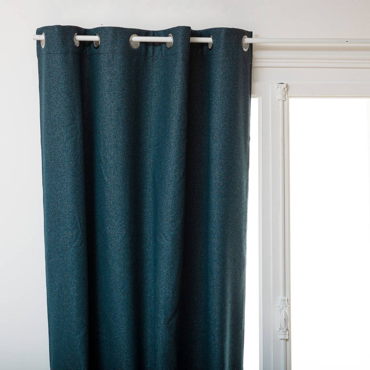 Atmosphera - cortina aislante blackout - azul egeo - 140x260 cm