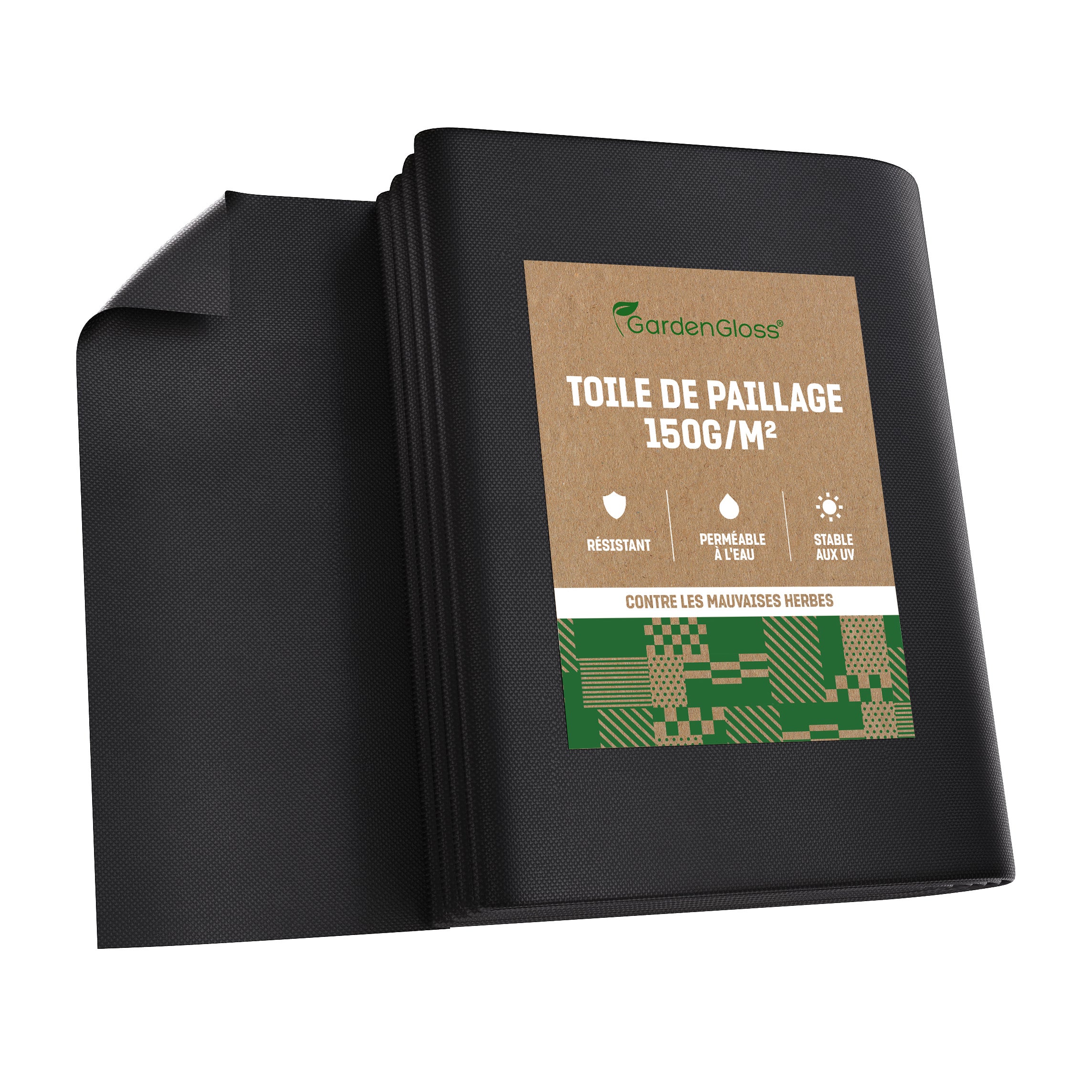 Tessuto non tessuto geotessile antierbacce 6x1m 200g/m² Habitat et Jar