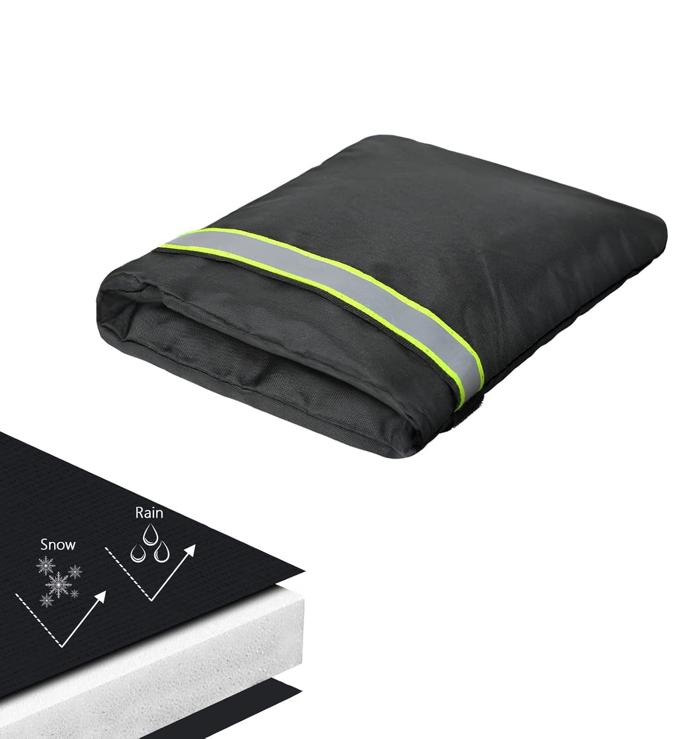 Couvercle de robinet antigel réfléchissant extérieur 2 pièces, 22*18 cm - 5