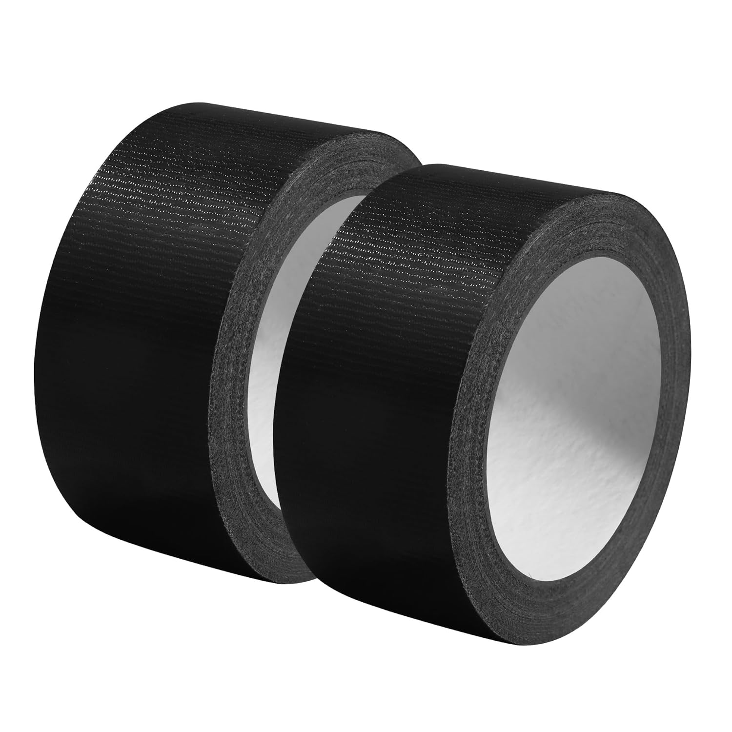 (Czarna) Taśma materiałowa 2-częściowa, wytrzymała, wodoodporna taśma, 48 mm x 10 m, wodoodporna taśma do napraw, mocowania i uszczelniania