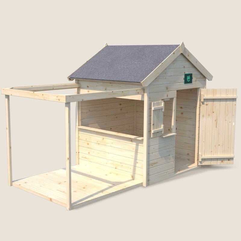 Cabane avec pergola et plancher pour enfants ÉPICERIE - 4