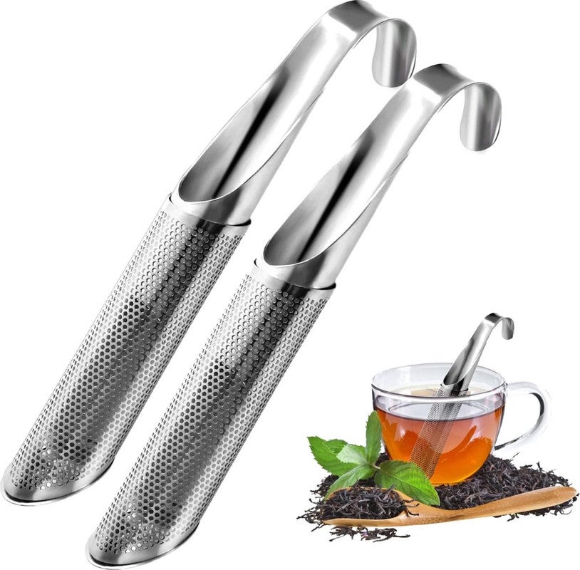 KICHOUSE Palla Per Spezie Acciaio Inossidabile Infusore Per Tè e Aromi Per Foglie Sfuse e Ingredienti Salati Filtro Riutilizzabile Per Bevande e Zuppe