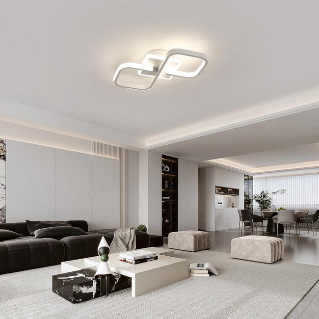 Plafoniera da soffitto di legno per soggiorno led 24w 3000k Plafoniera da soffitto di legno per soggiorno led 24w 3000k