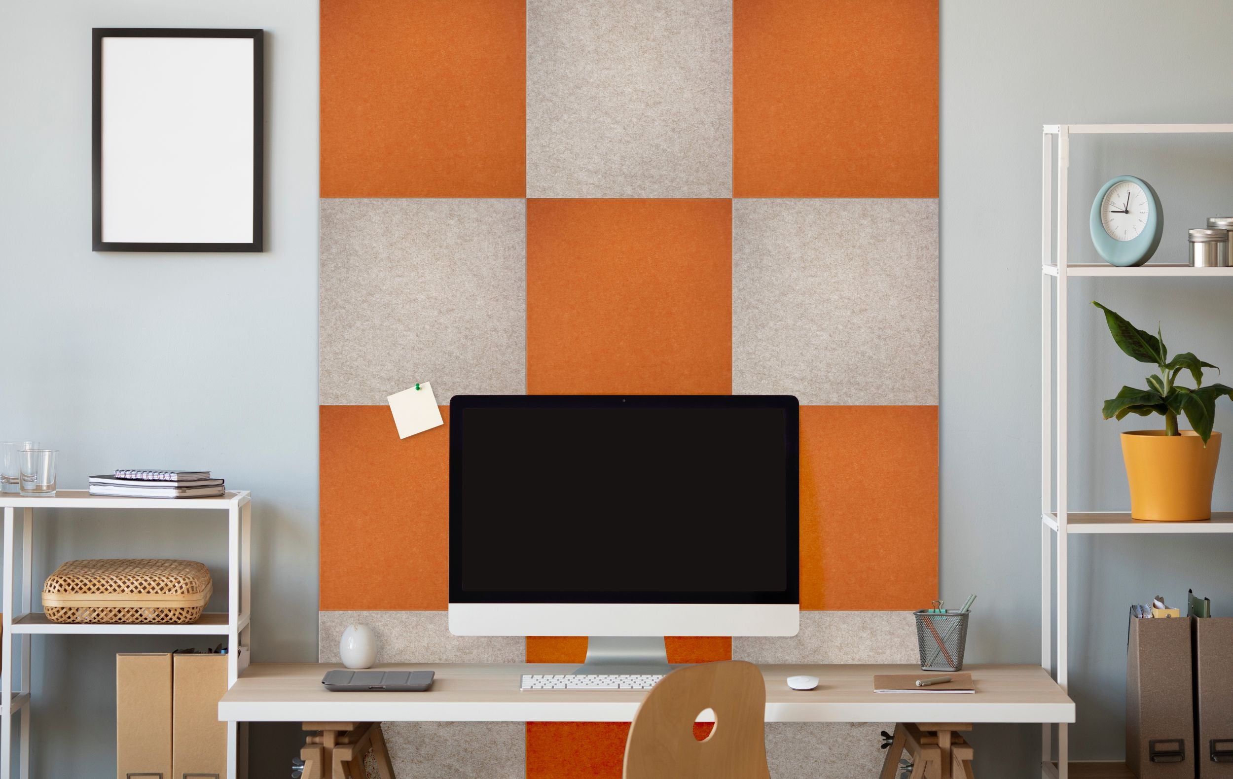Panel filcowy Decosa mandarynka 40 x 40 cm 9 mm 1 szt. - 5