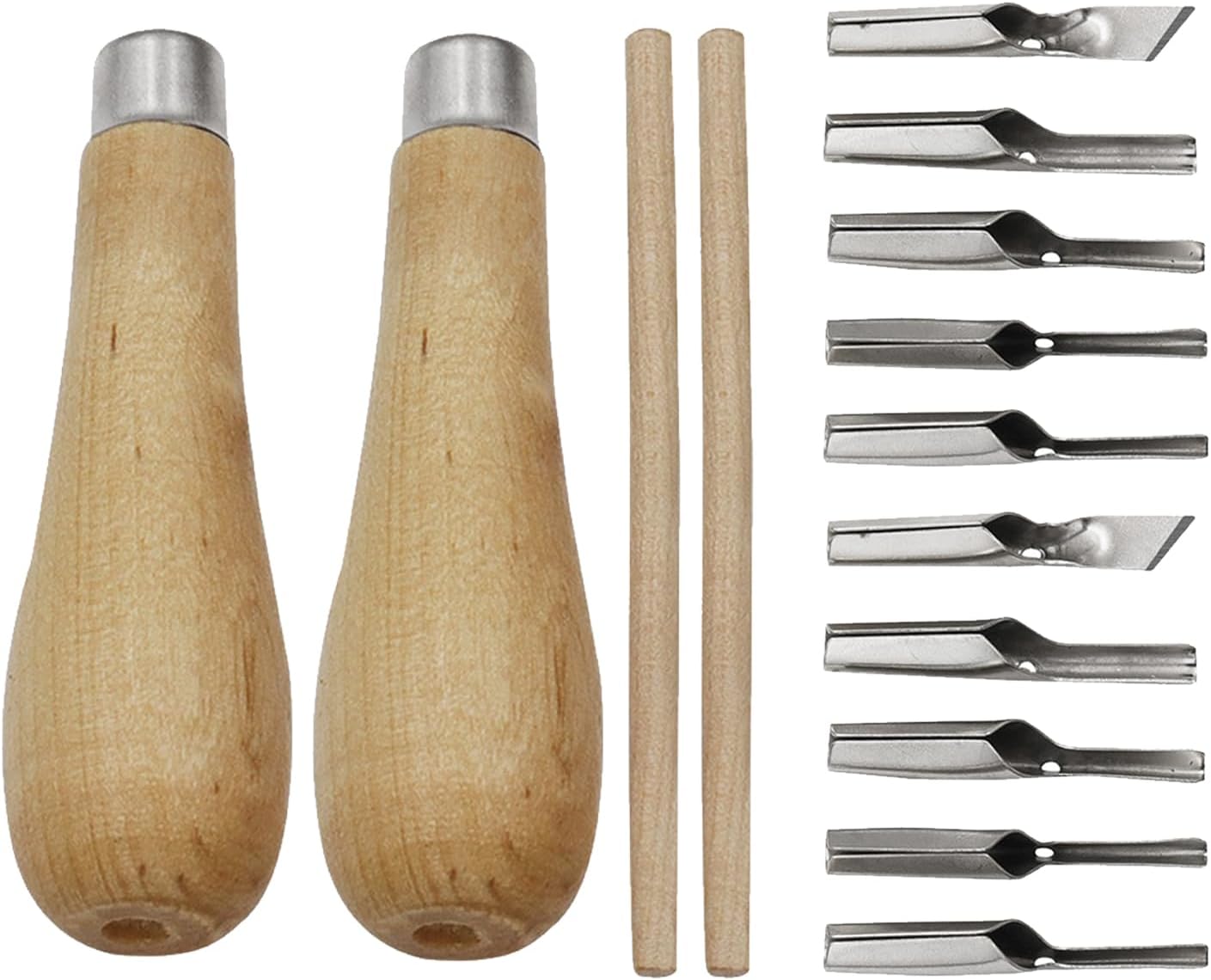 Stubai Sgorbia Per Intaglio Legno Modello 1 - Larghezza 5 Mm - Utensile Per Scultori Professionale