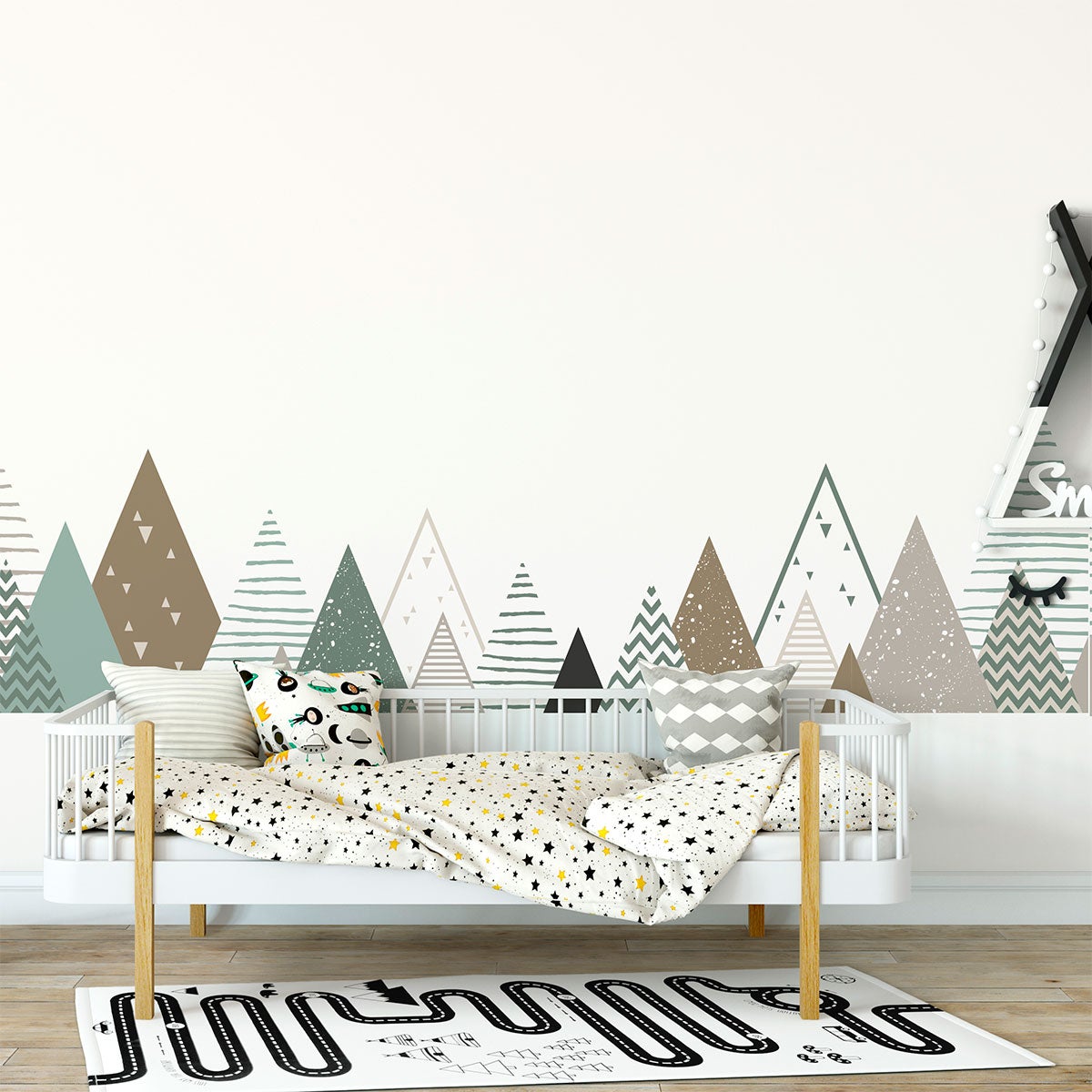 Adesivo bambino di montagna scandinavo tinaka - Sticker adesivo - adesivi murali - 60x100cm - 8