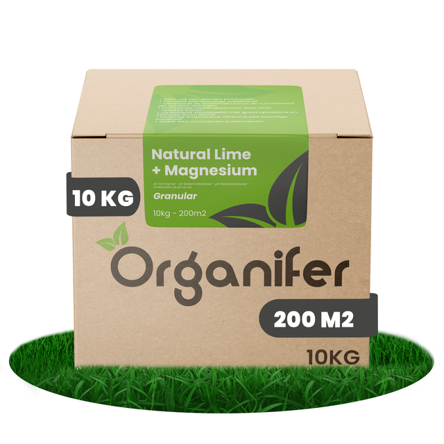 Engrais Calcaire Avec Magnésium - 10 Kg Pour 200 M2 - Organifer