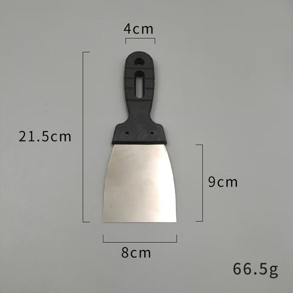 Skrobak 80 mm, nóż do wypełniania uszczelniaczem, szpatułki do taśmy ze stali nierdzewnej, skrobak do tapet (2 sztuki) - 5