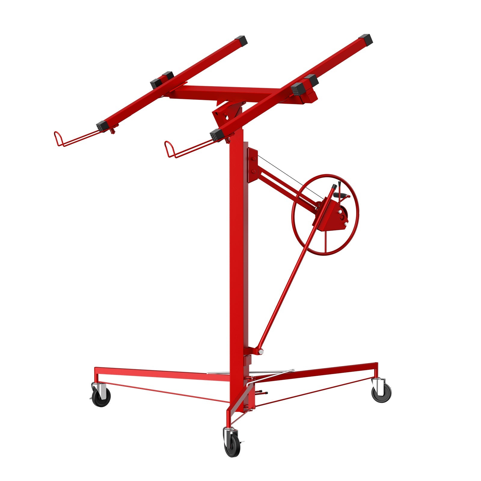 STANEW Lève-plaques XXL - Capacité 68kg, Hauteur Réglable 140-325cm,Rouge - 3