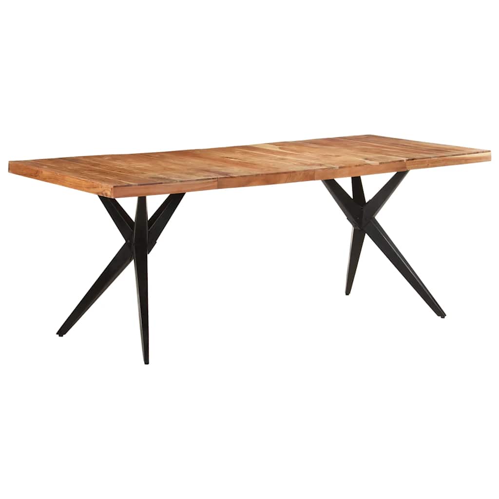Vidaxl Mesa De Comedor Madera Maciza De Acacia 200X90x76 Cm , Leroy Merlin