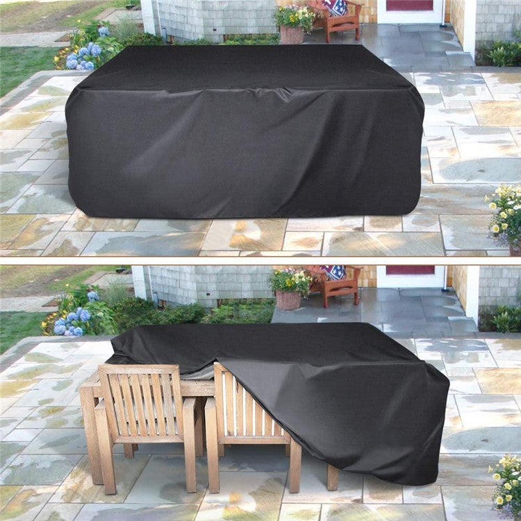 Copertura Impermeabile Per Tavoli Da Giardino - Tessuto Oxford 420D, Resistente UV E Strappo - Con Cordino Di Fissaggio Antivento
