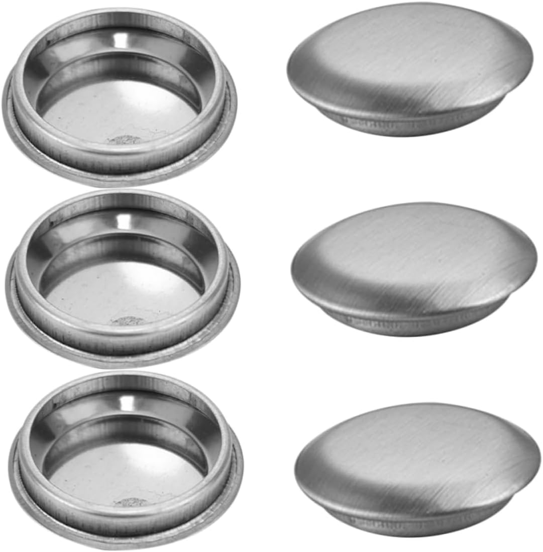 Zestaw 6 metalowych pokrywek na zlew kuchenny do otworu zlewu kuchennego