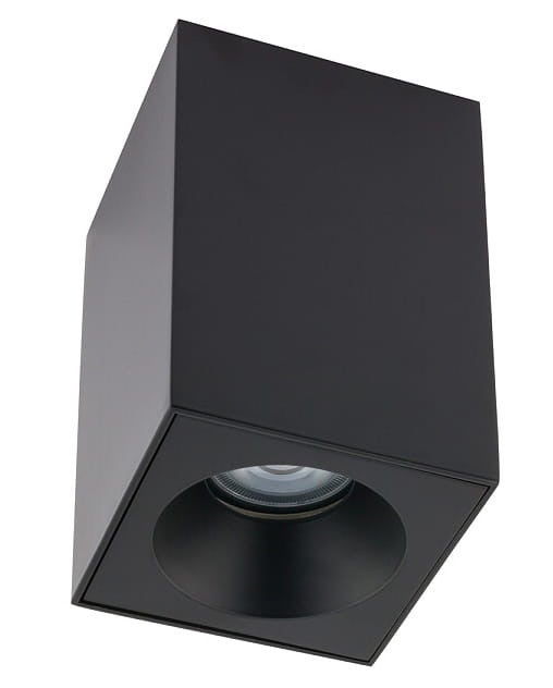 Reflektor sufitowy spot natynkowy Bravo kwadratowy czarny 1xGU10x15W wym: 9 x 9 cm aluminium Nowodvorski Lighting