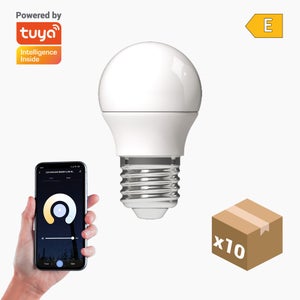 Ampoule Connectée WiFi EDO RUVA E27 14W - RGB + Blanc 2700-6500K - Compatible Alexa, Google Assistant - Dimmable