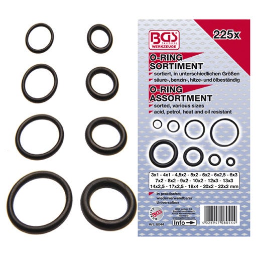 Lot de 5 joints toriques 3/4'' - EPDM
