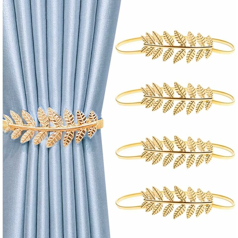 Set di 4 fermatende decorativi creativi in stile europeo (marrone