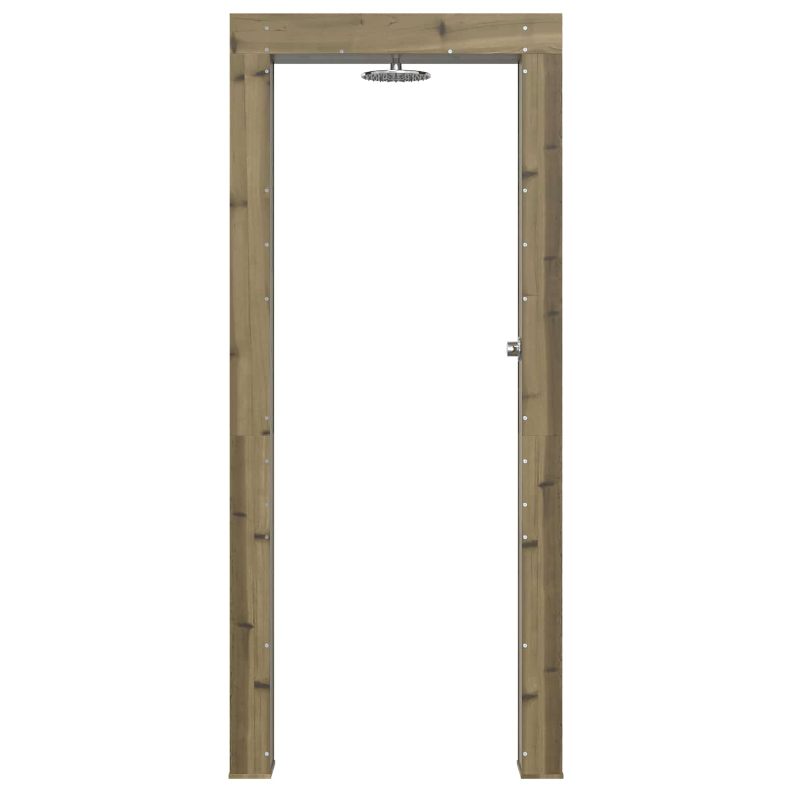 vidaXL Douche d'extérieur 226 cm Naturel - 4