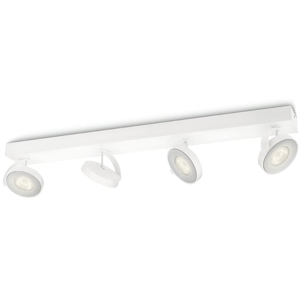 MyLiving Plafonnier LED Clockwork 4 X 4 5 W Blanc Philips Leroy Merlin