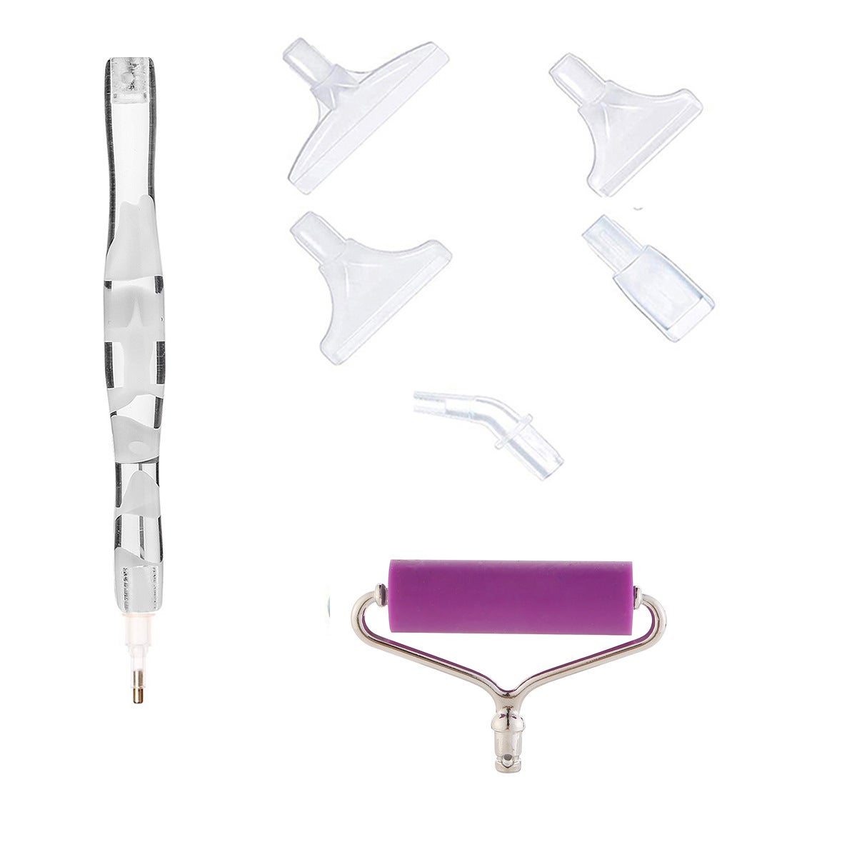 Kit 18 Outils Peinture Diamant 5D - Stylos Avec Embouts Acier Inox, Accessoires Complets Pour Loisirs Créatifs