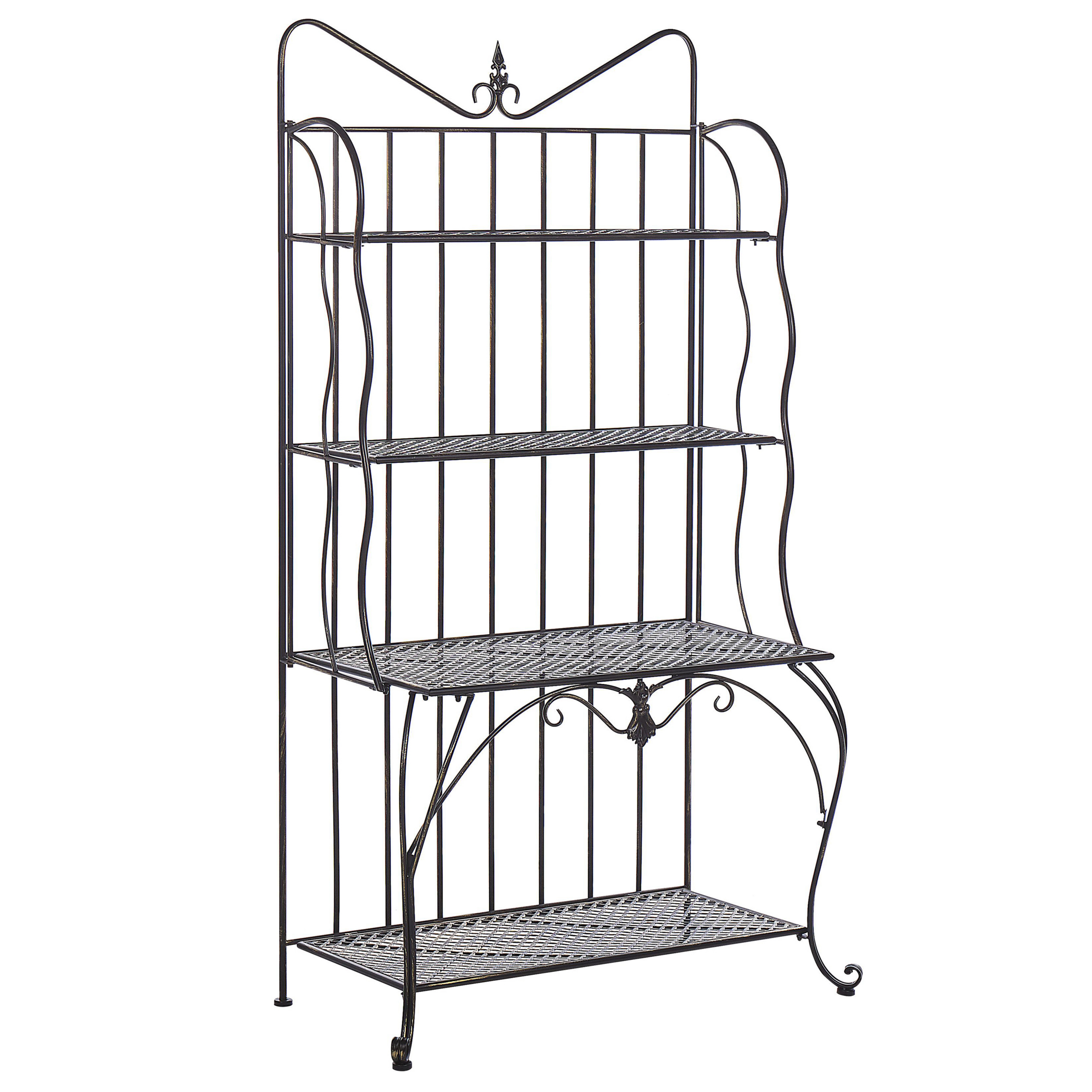 Beliani Armoires de jardin Noir PAVONA Leroy Merlin