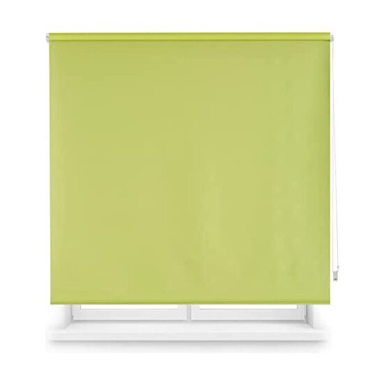 Blindecor | estor enrollable opaco liso - medidas estor: 120x175 - medidas tela estor: 117x170 - estor verde