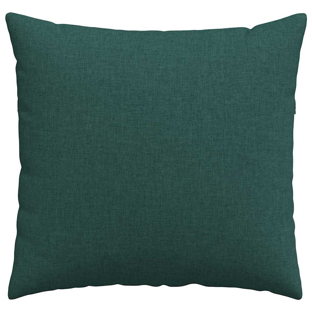 Coussins de canapé 2 pcs Vert foncé 50 x 50 cm tissu vidaXL - 6