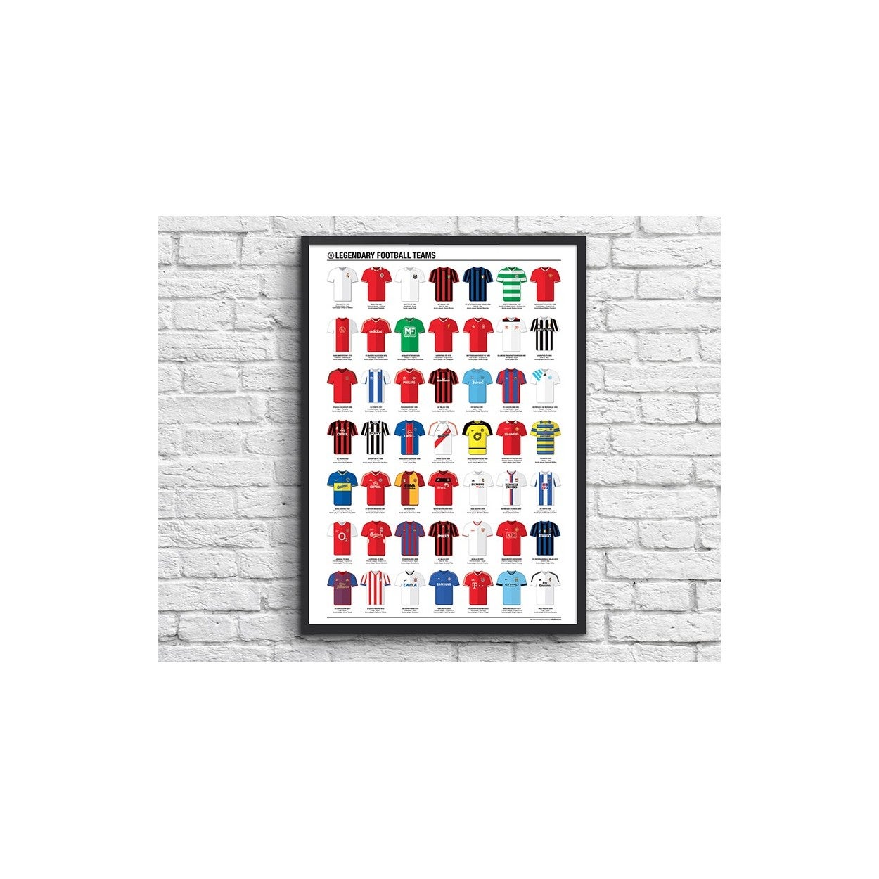 Affiche d’art 50 x 70 cm -Art-Poster 50 x 70 cm - Legendary Football Teams - Olivier Bourdereau - 4